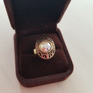 Swarovski Crystal Ring - Open end - Statement ring